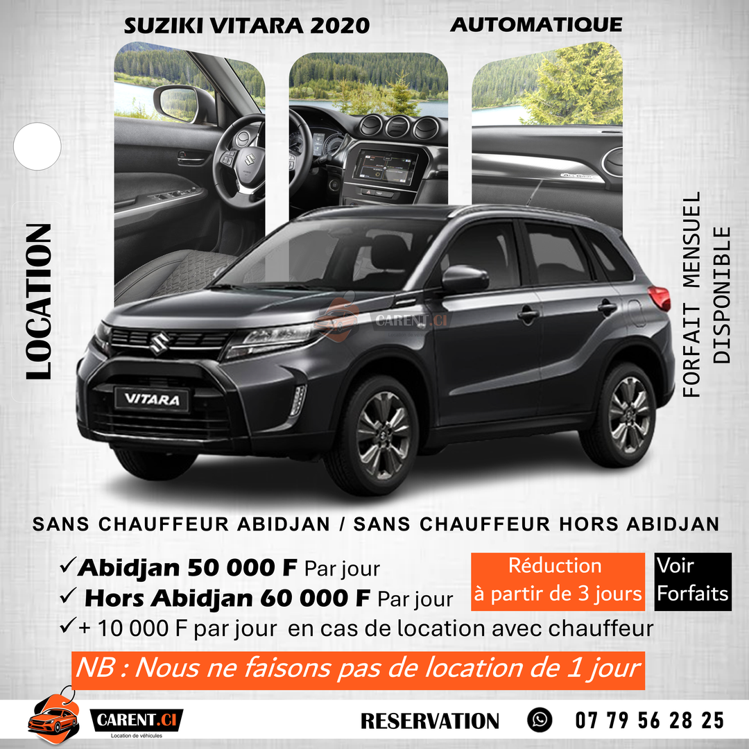 SUZIKI VITARA 2020 NOIR