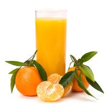 Fresh tangerine juice