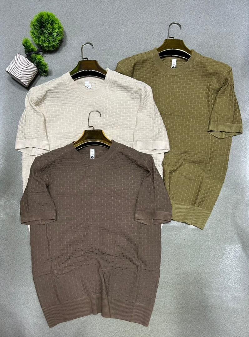 T-shirts en maille texturée