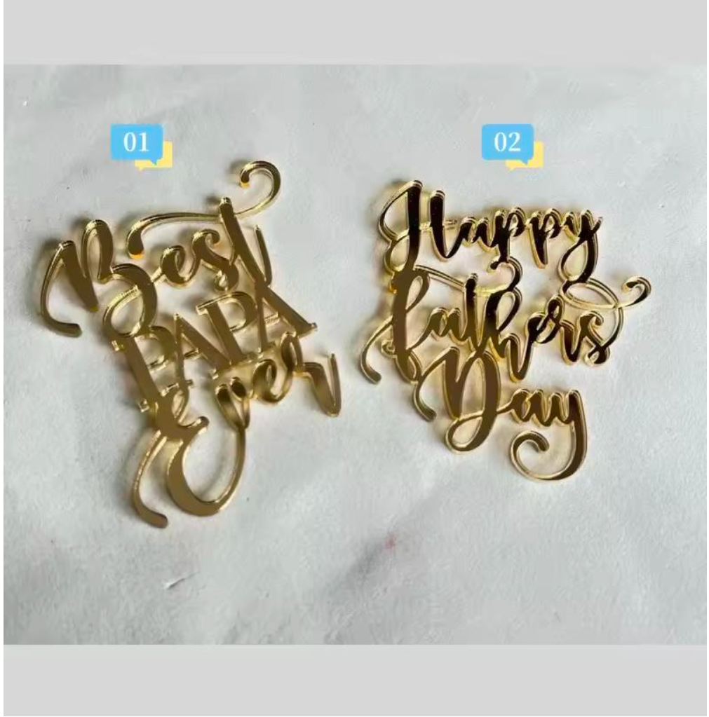 Father's Day Cake Side Charms 