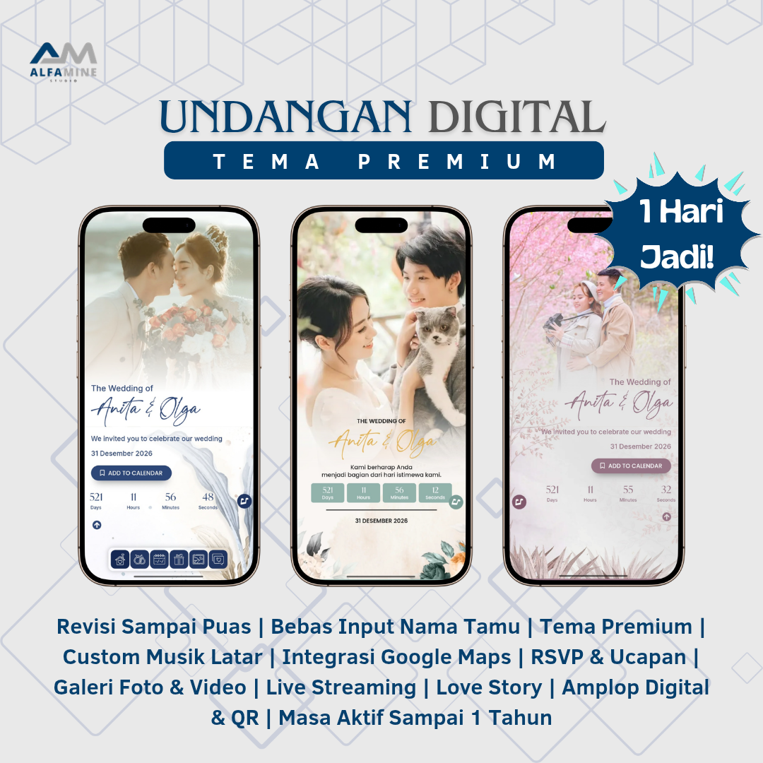 Undangan Digital | Tema Premium