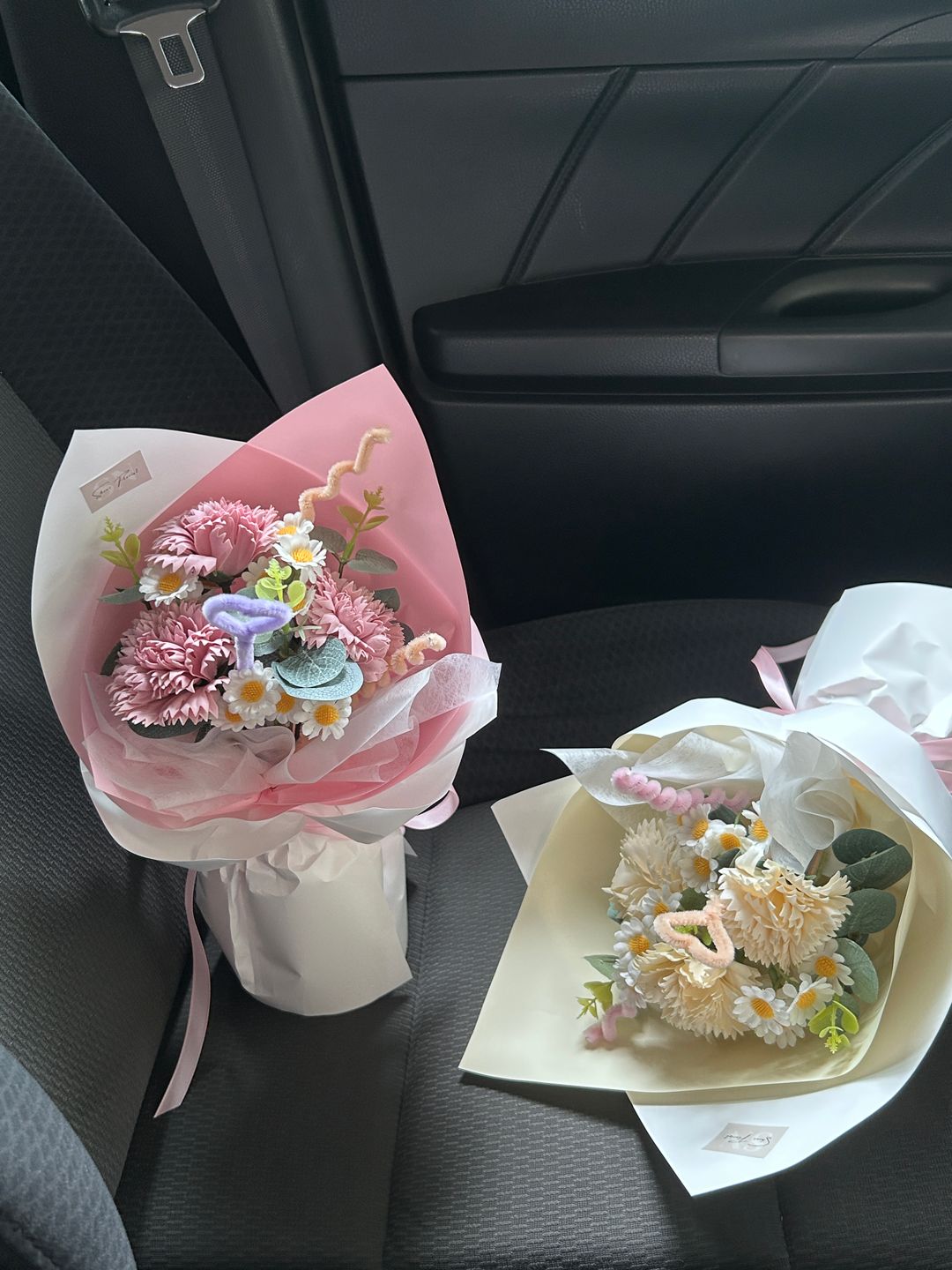 Pale Garden Soap Bouquet