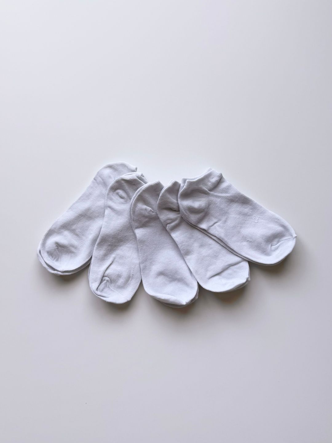 Set 5 Pares de Calcetines Blancos