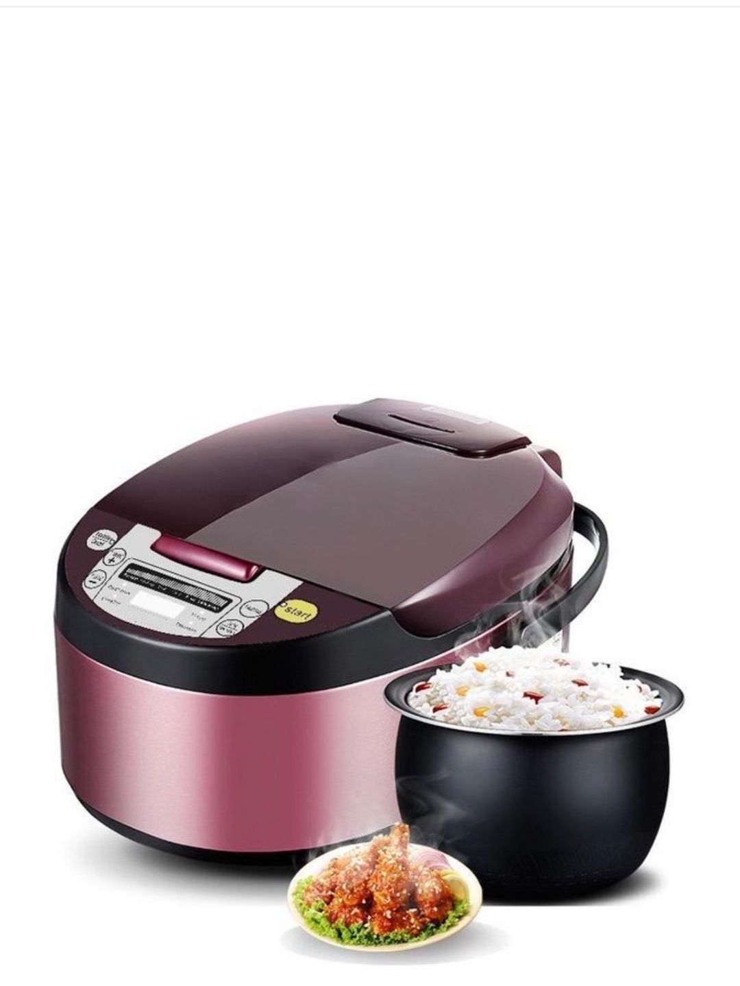 5L - Smart Electric Digital Rice Cooker- 900W Brown