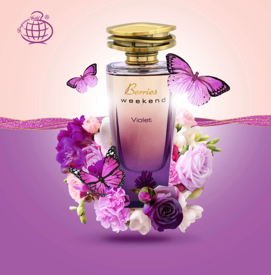 FRAGRANCE WORLD BERRIES WEEKEND VIOLET - DUPE OF TENDER TOUCH BY BURBERRY
