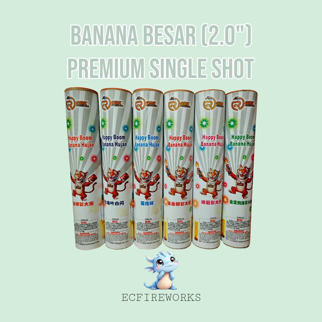BANANA BESAR (2.0") - PREMIUM SINGLE SHOT