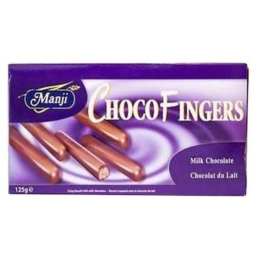 Manji chocolate fingers 150g