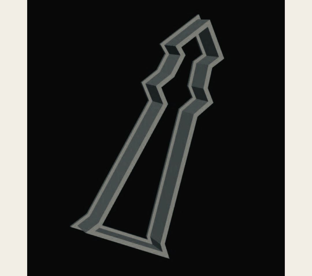 Light House 2 outline Cookie Cutter  