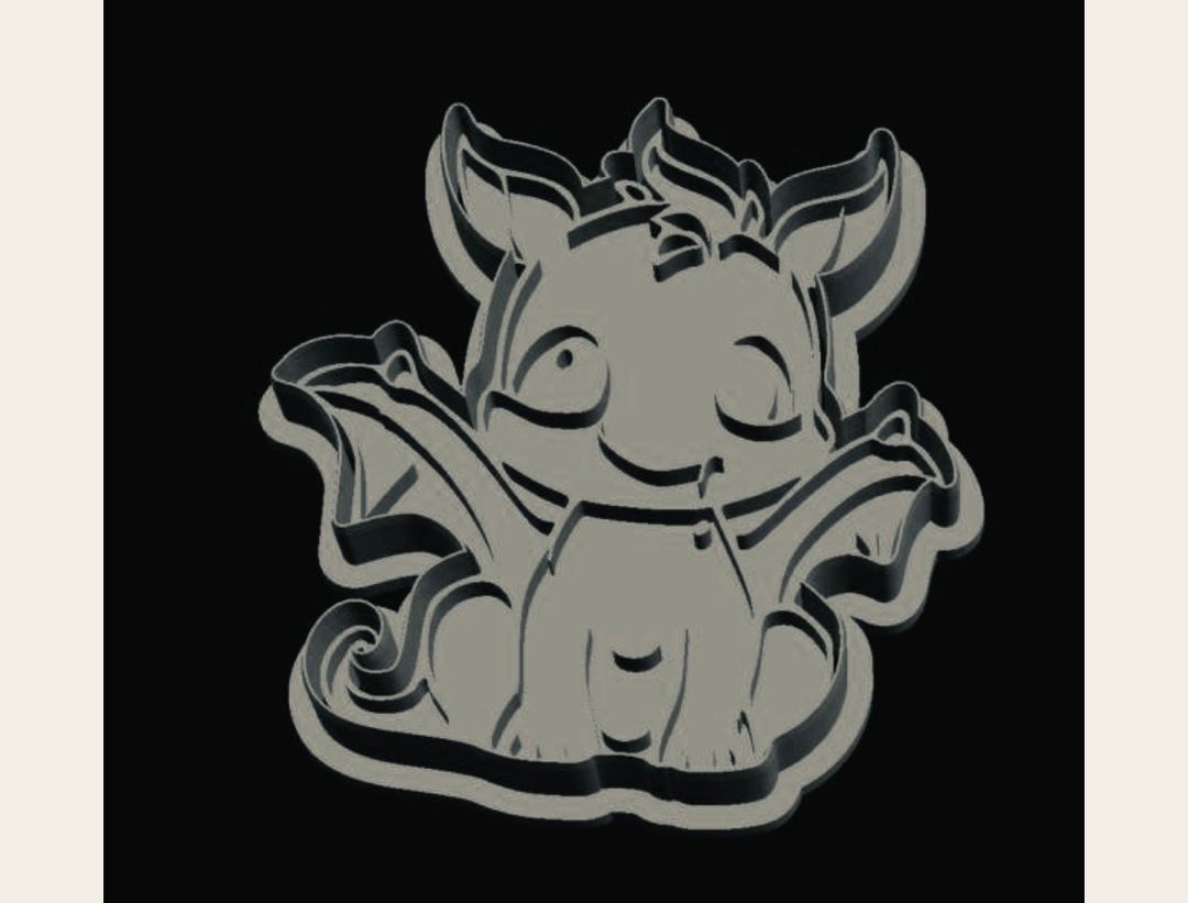 Dragon 1 Cookie Cutter 