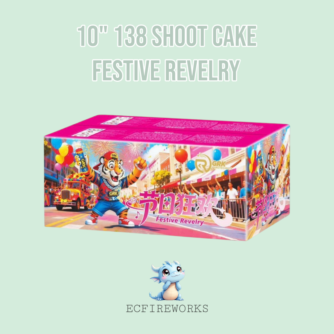 10" 138 SHOOT CAKE - FESTIVE REVELRY