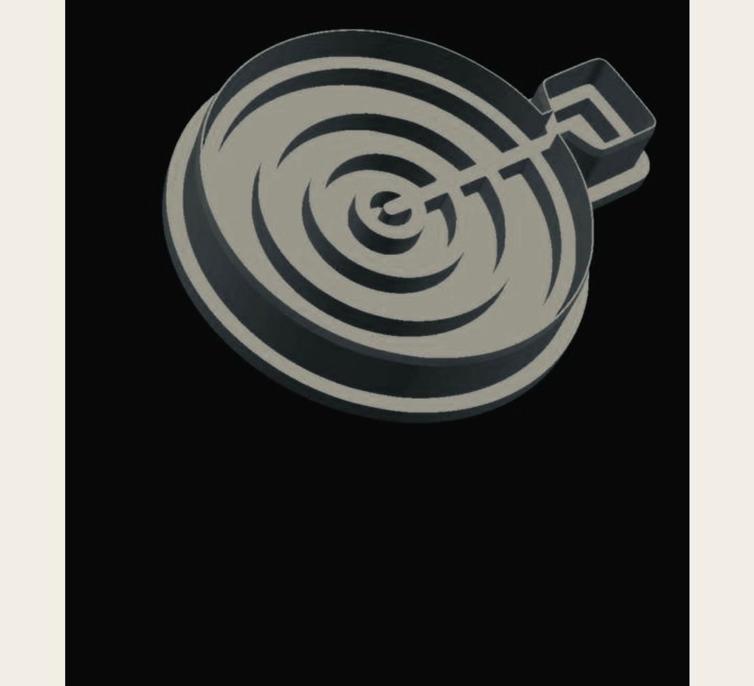 Target Board Cookie Cutter with imprint