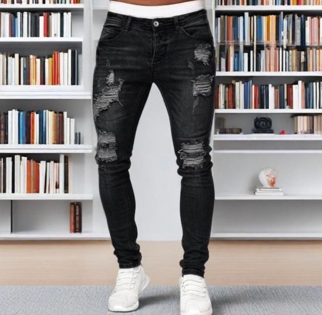 Berry key Men’s Stretch Jeans 