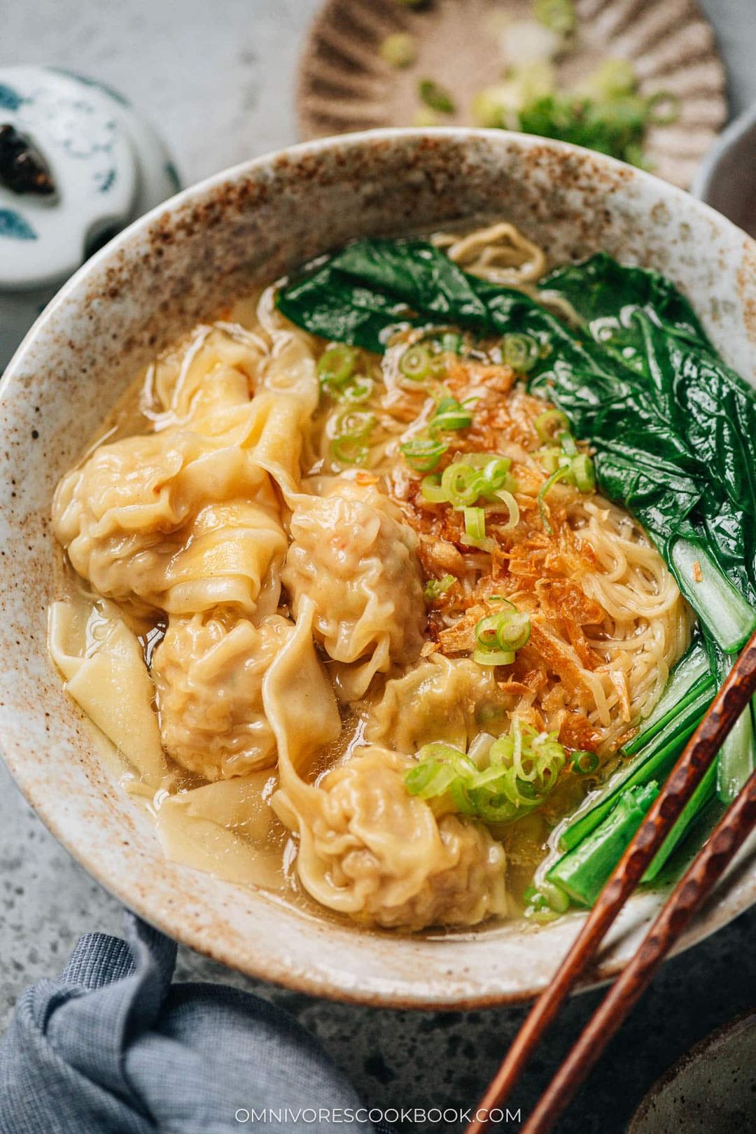 WONTON NOODLE soup/dry 