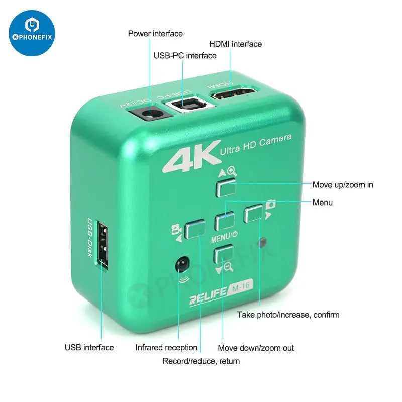 CAMERA MICROSCOPE RELIFE M-16 4K