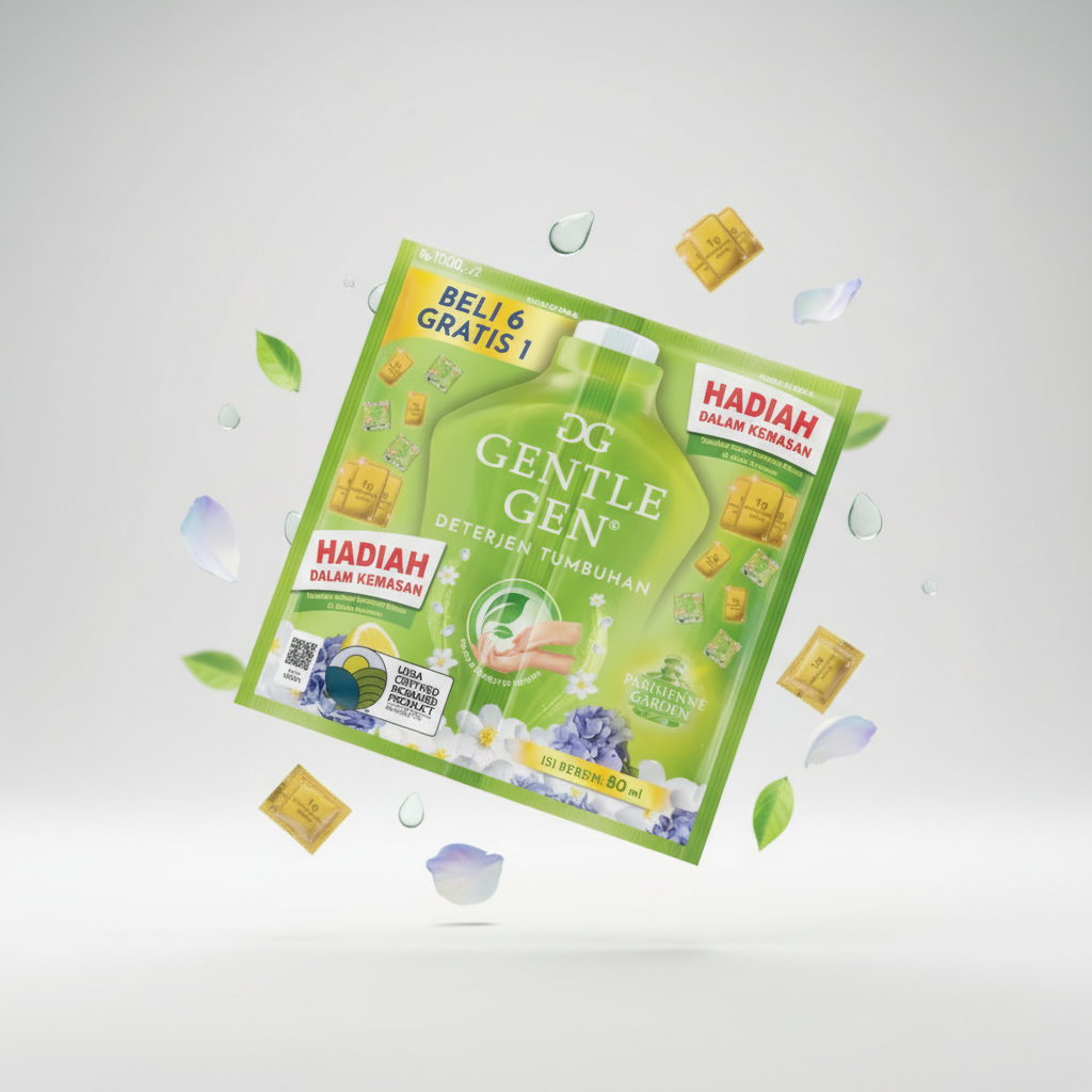 GENTLE GEN PARISINNE GARDEN 80ML/60 PCS