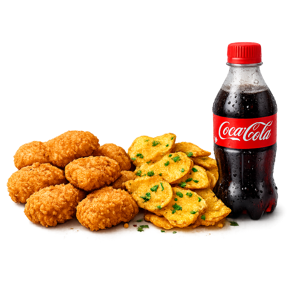 Nuggets + Bhajia + Soda 350ml