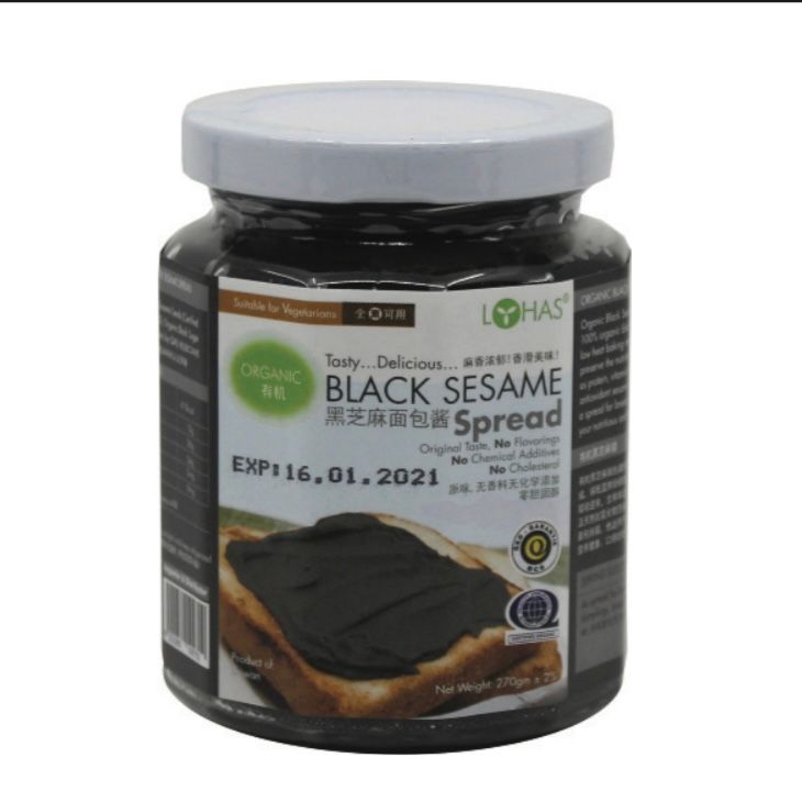Eco Org Black Sesame Spread 有机黑芝蔴酱 270 g