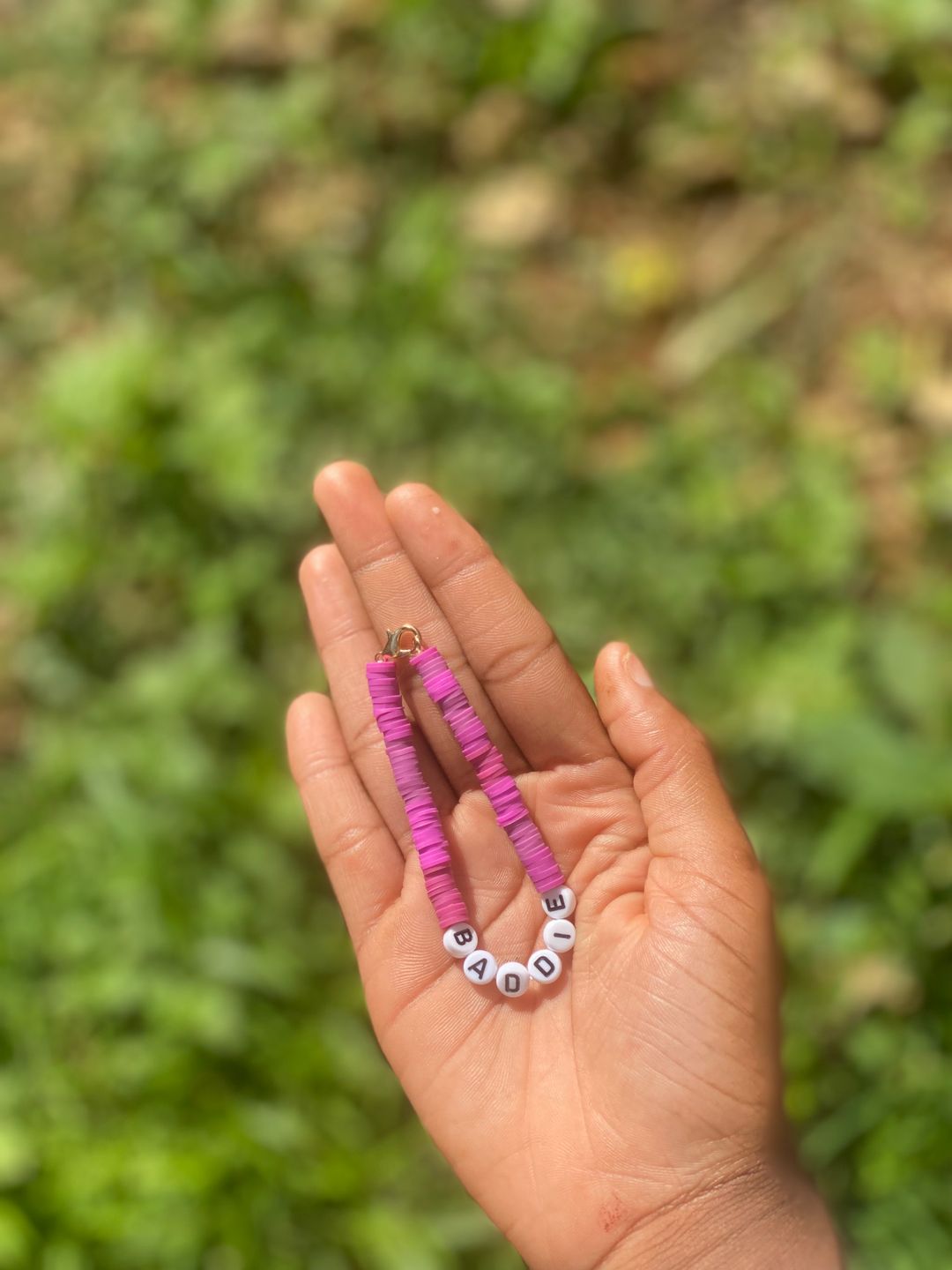 Customized Clay/ Seed Bead Bracelets Letters 