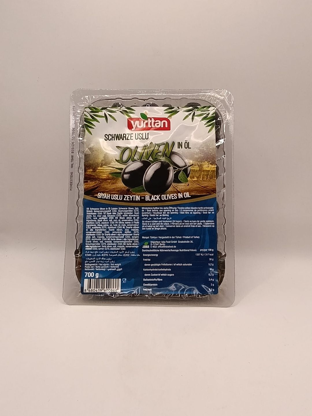 زيتون أسود | Yurttan schwarze Oliven | 700g