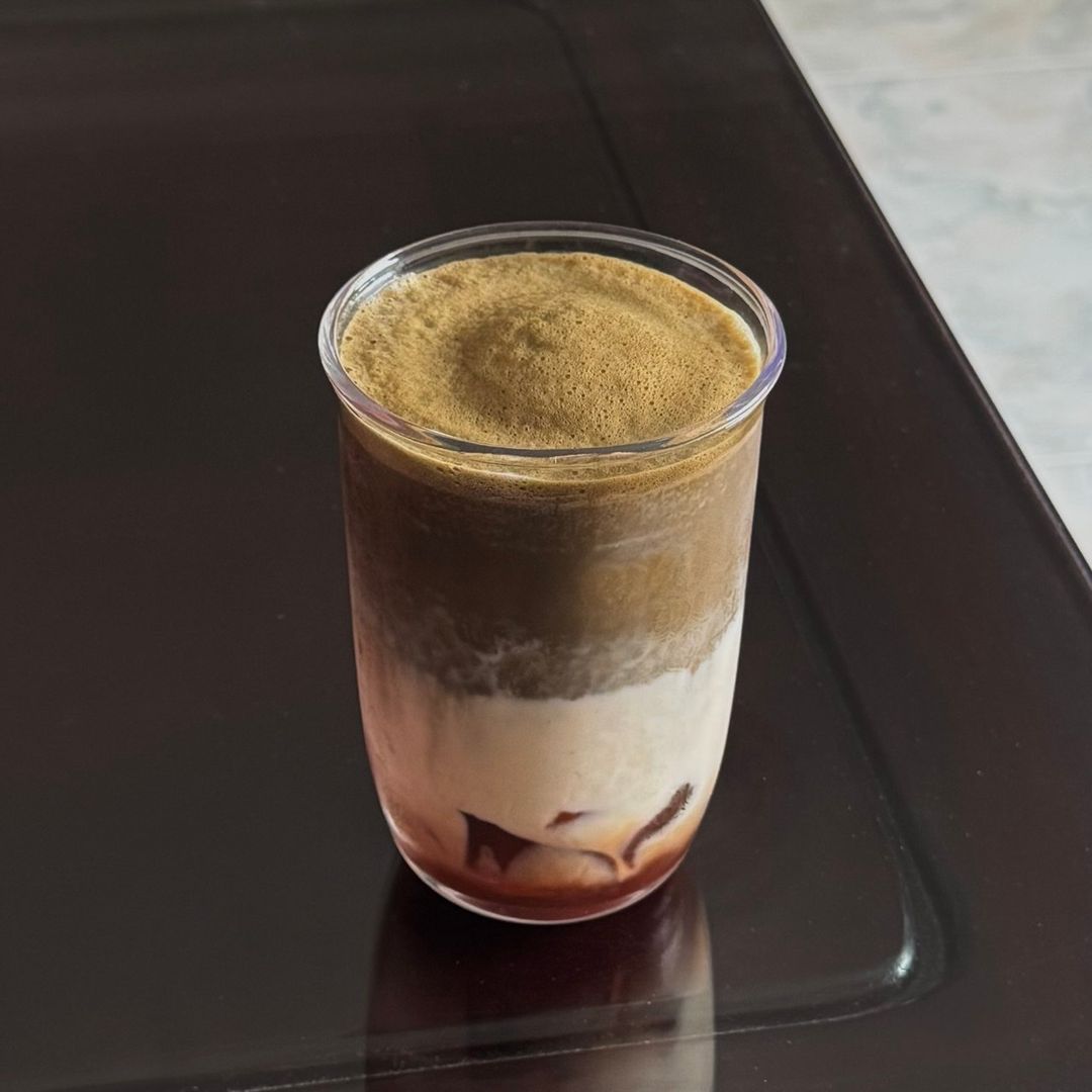 Earl grey hojicha latte