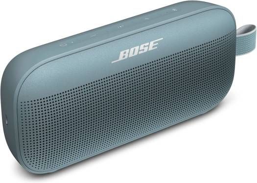 Bose SoundLink Flex Bluetooth Portable Wireless Speaker, Waterproof, Up to 12 Hours of Battery Life, Personalize Audio Via Bose Connect App, For Outdoor Travel, Stone Blue