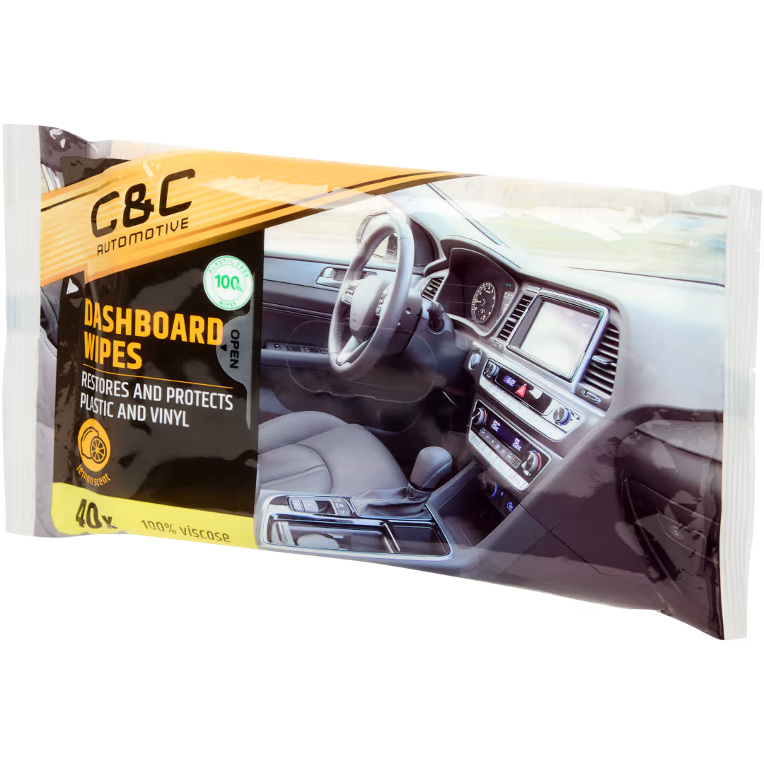 Lingettes humides pour voiture 40 pièces