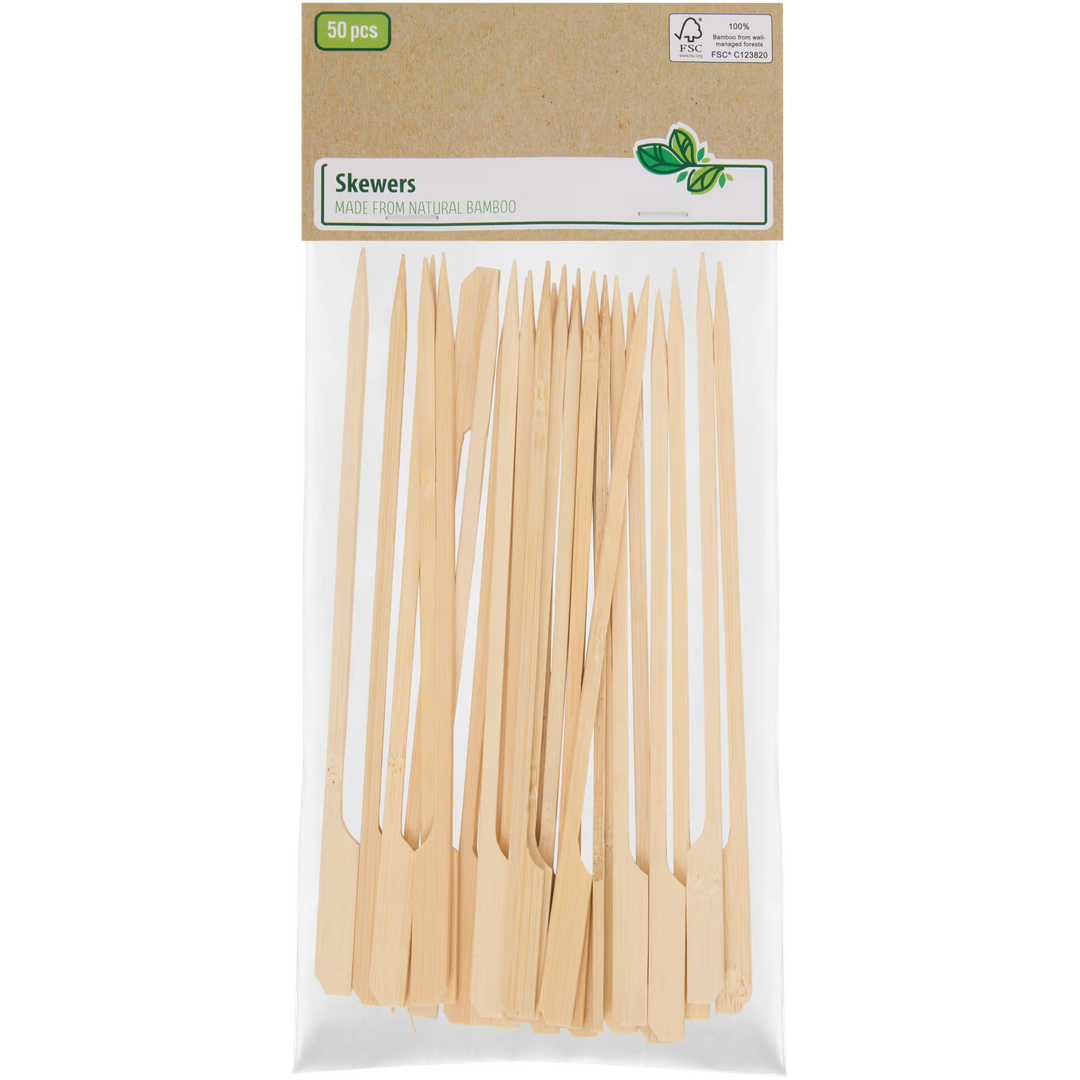 Piques à brochettes en bambou 50 pièces