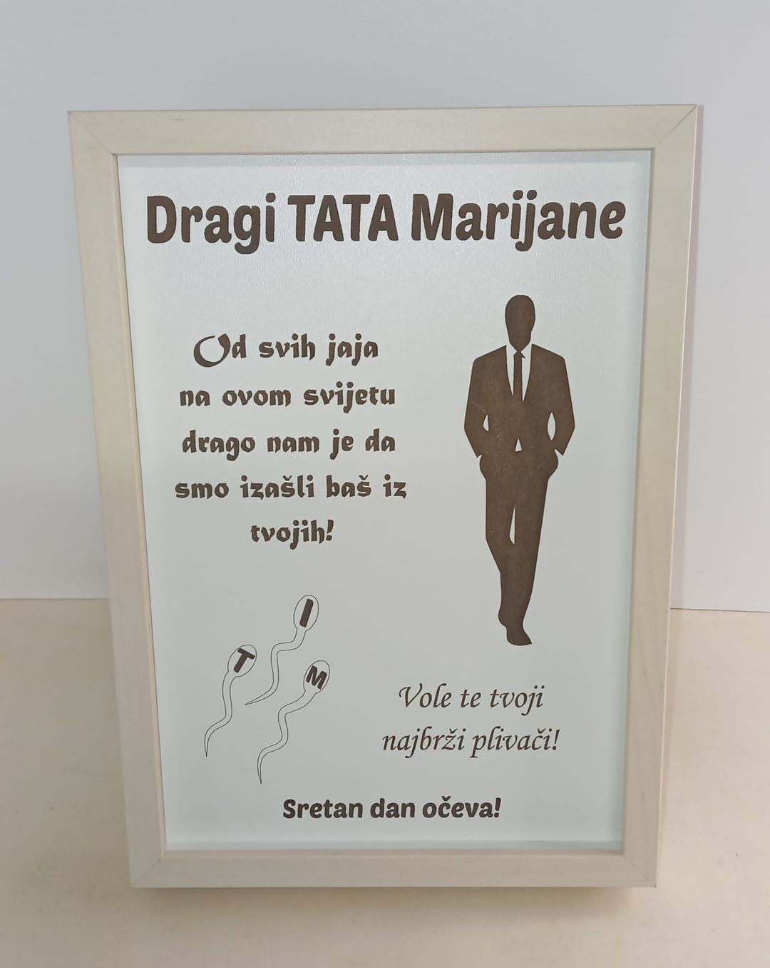 Personalizirani gravirani okvir