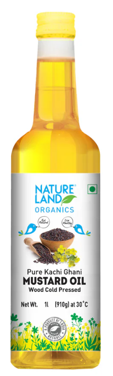 Nature Land Cold-pressed Mustard Oil 1ltr