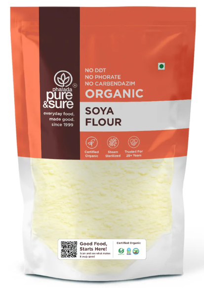 Pure & Sure Organic Soya Flour 500g