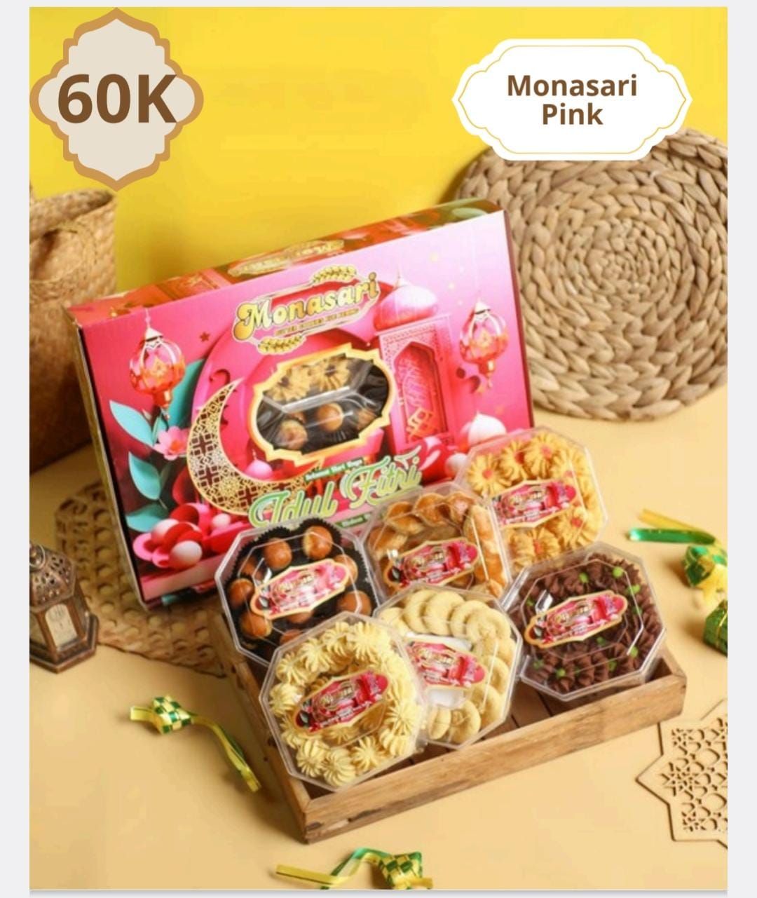 Paket Monasari Pink  6 Cookies