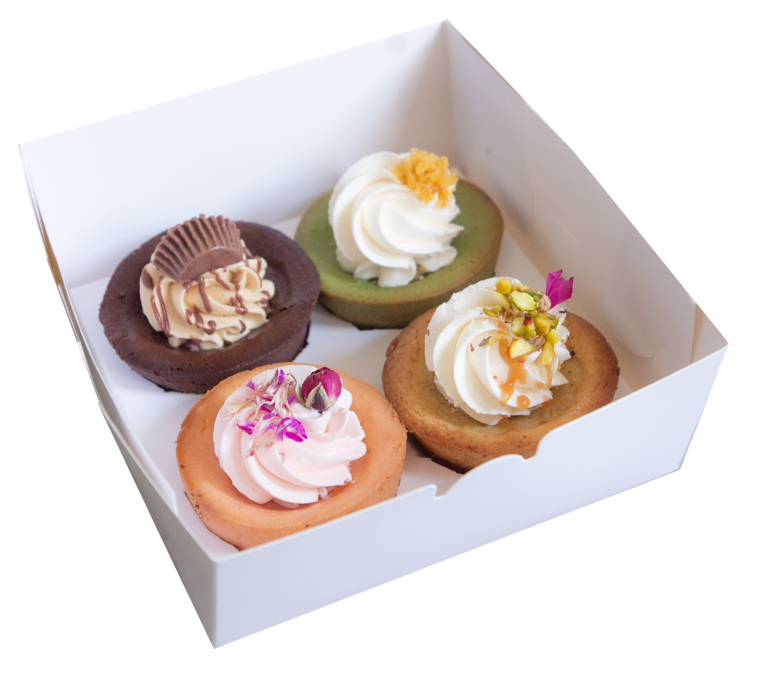 Box of 4 Regular Mochi Cupcakes
