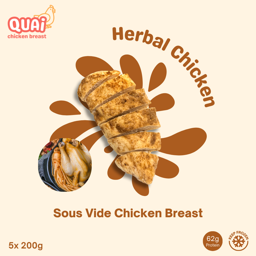 HERBAL Sous Vide Chicken Breast [1KG - 3KG]