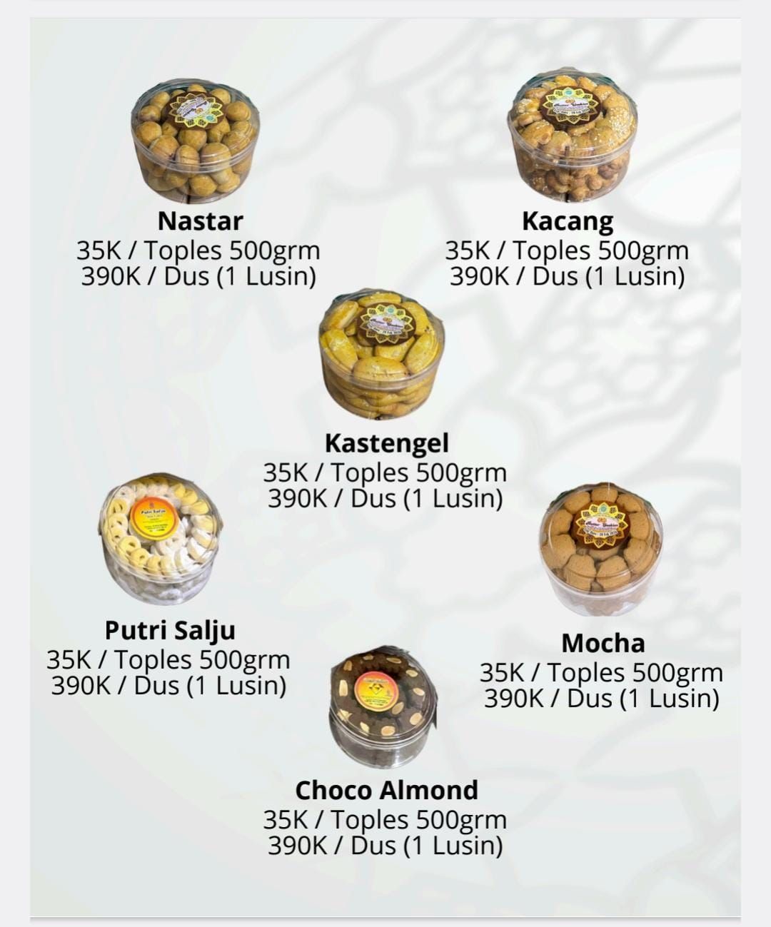 Paket Lebaran Nastar 1Dus 12Toplles