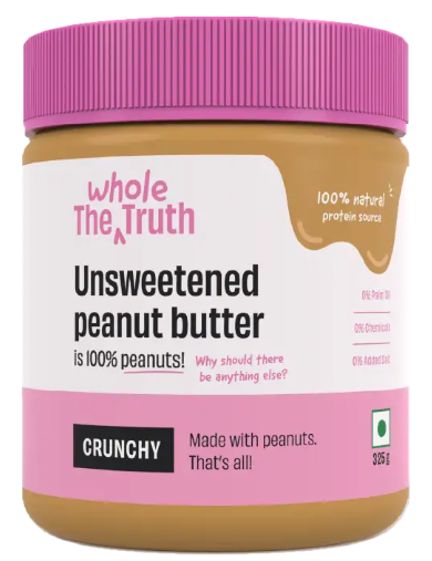 Whole Truth Peanut Butter Unsweetened (Crunchy) 325g