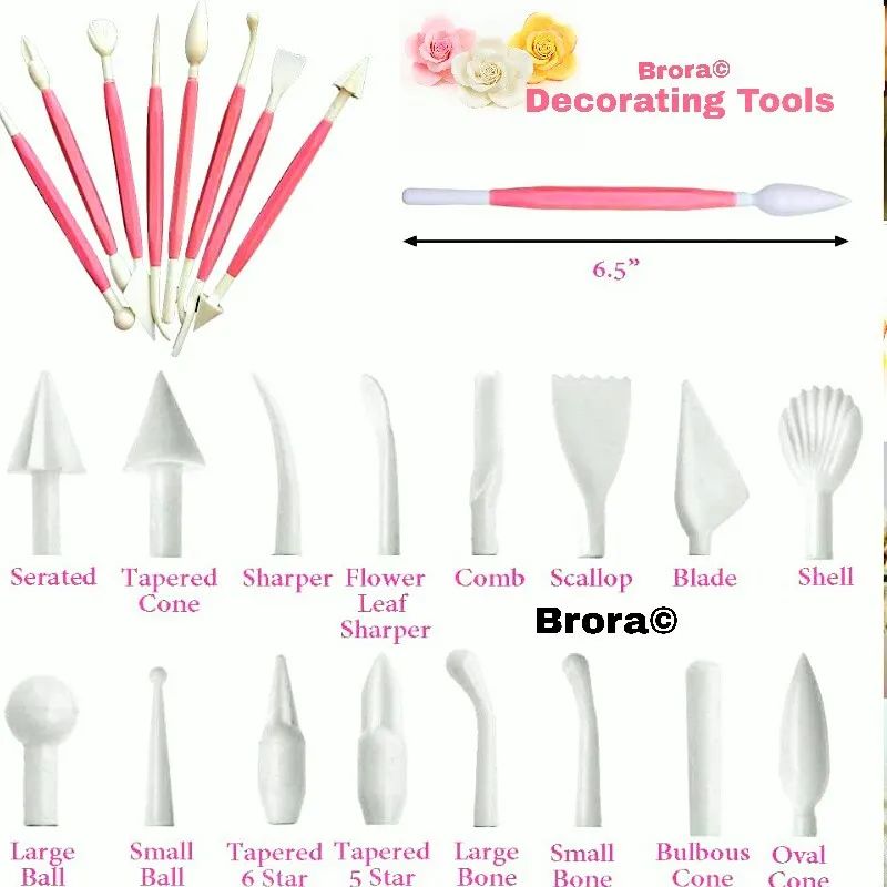 1622 FONDANT TOOL SET SMALL 