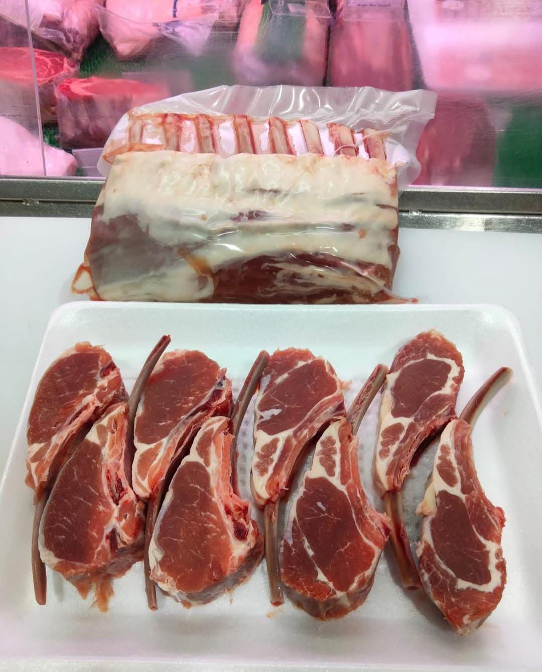 NZ Lamb Rack French Cap Off