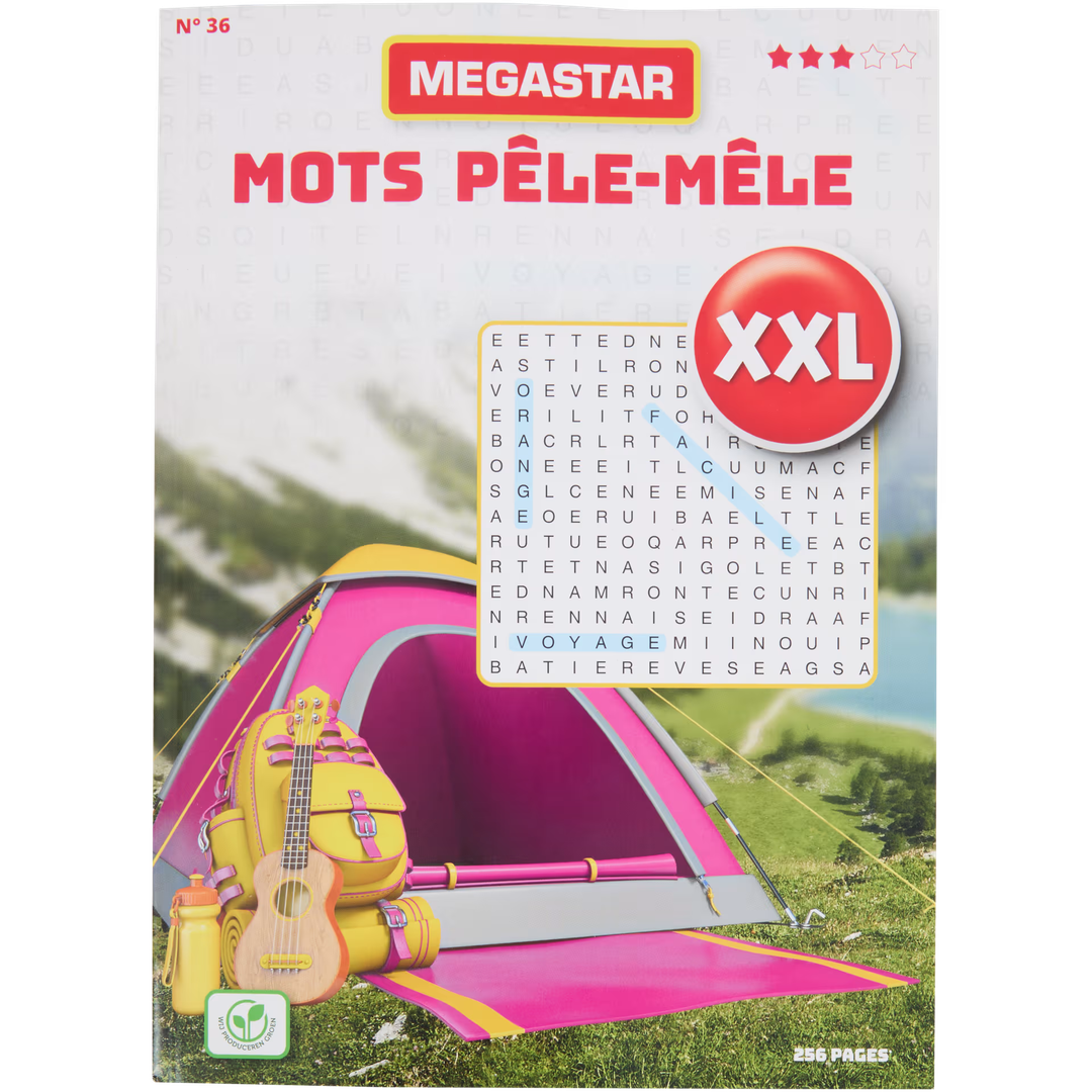 Livre de jeux XXL Megastar 256 pages