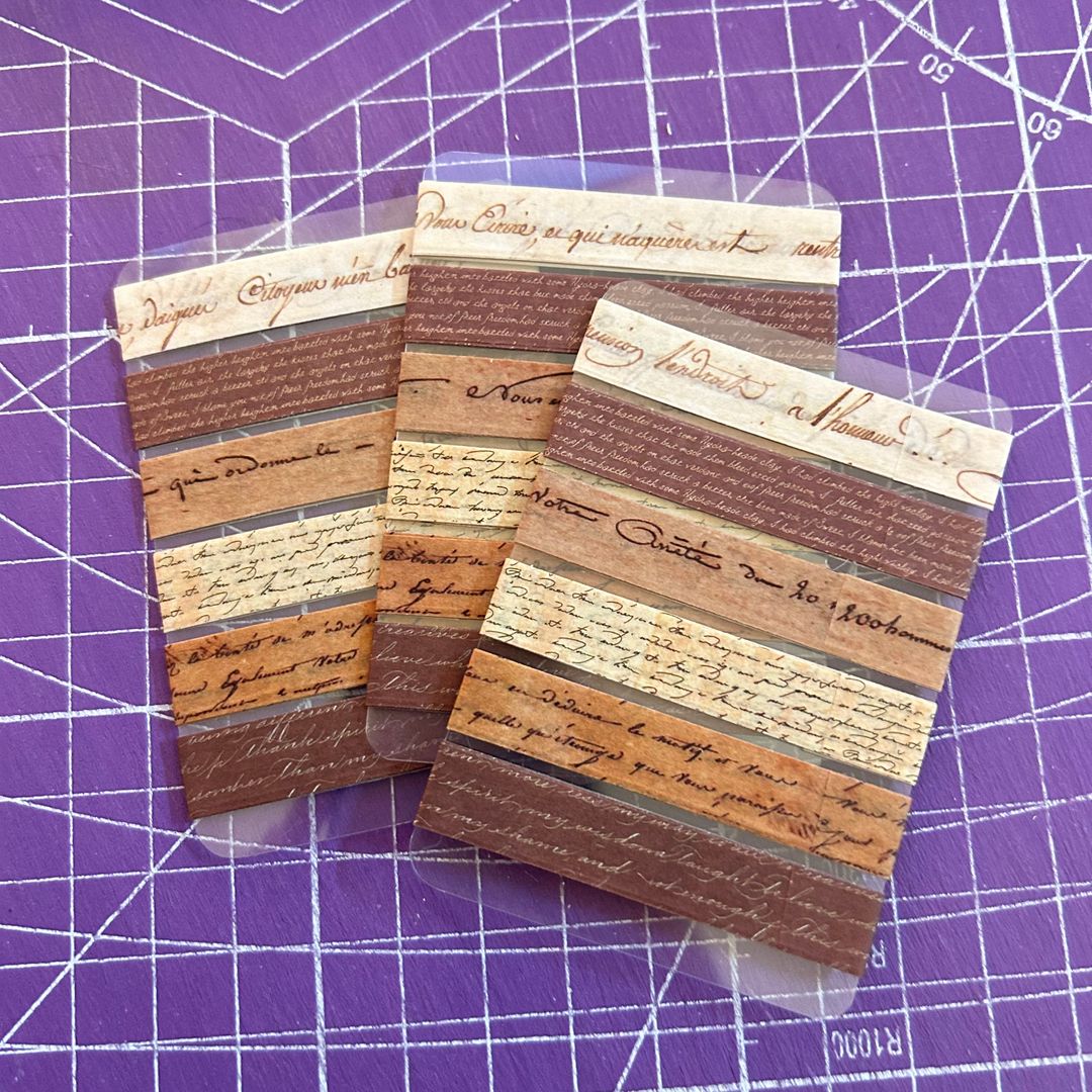 Vintage Wording Washi Tape 