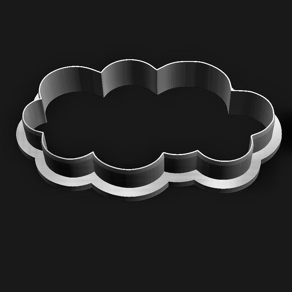 Fishing Cloud 8 x 4cm Cookie Cutter 