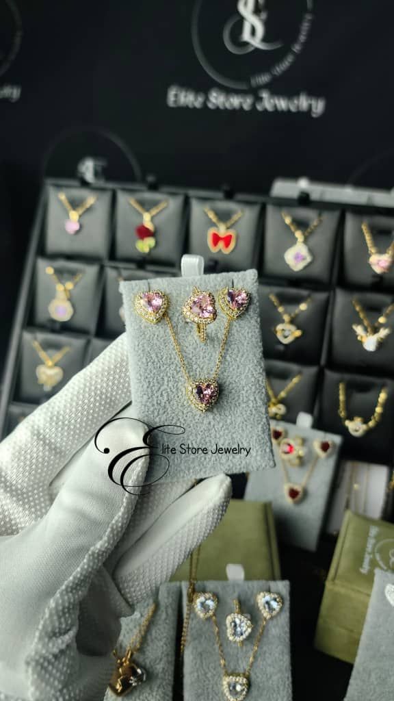 Set collier or,3 pcs