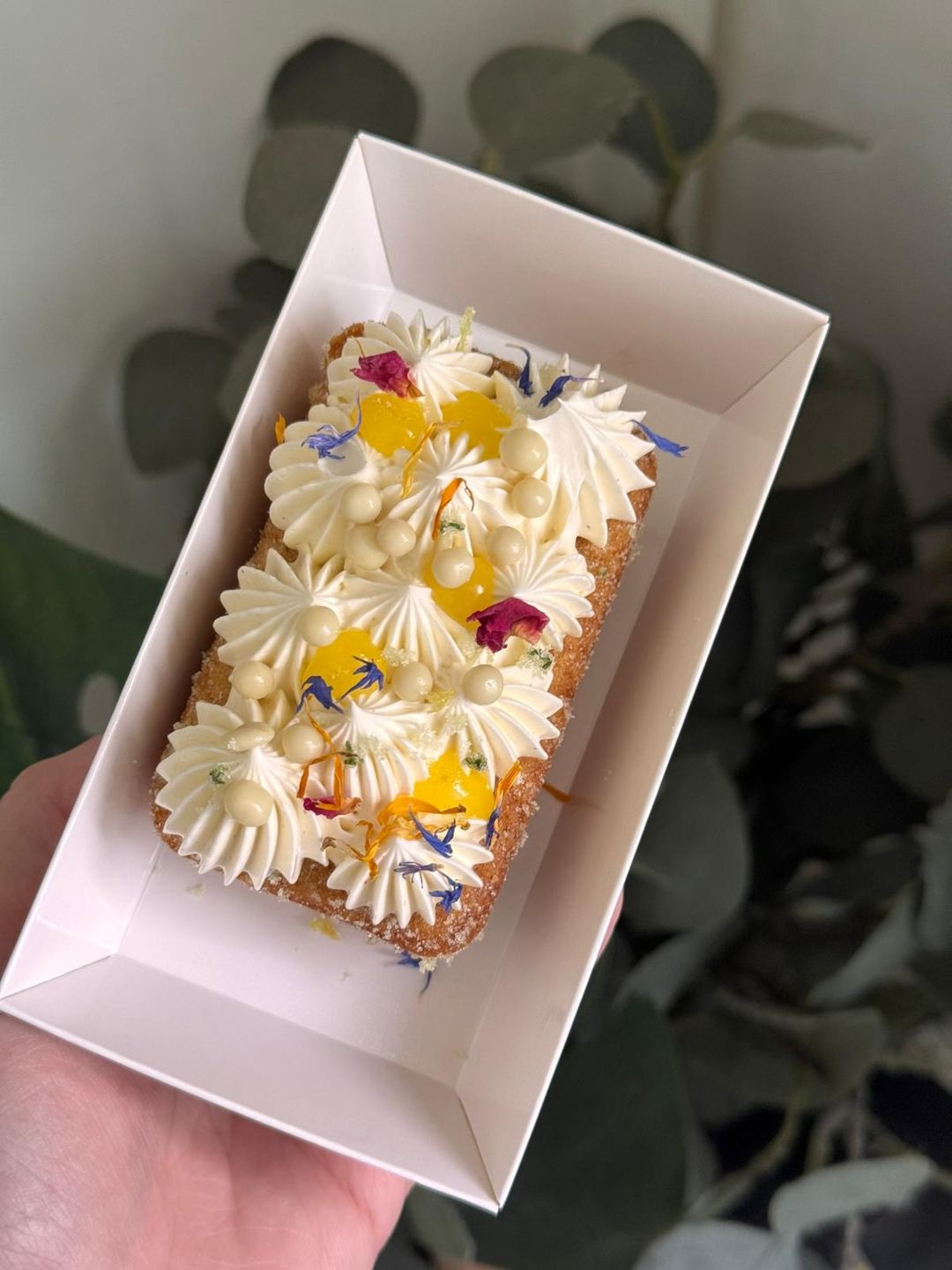 Basil Sugar Lemon Cake