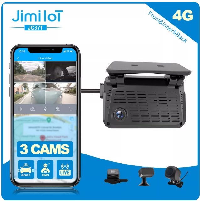 4G JC371 3Channels Live Stream Camera (256GB)
