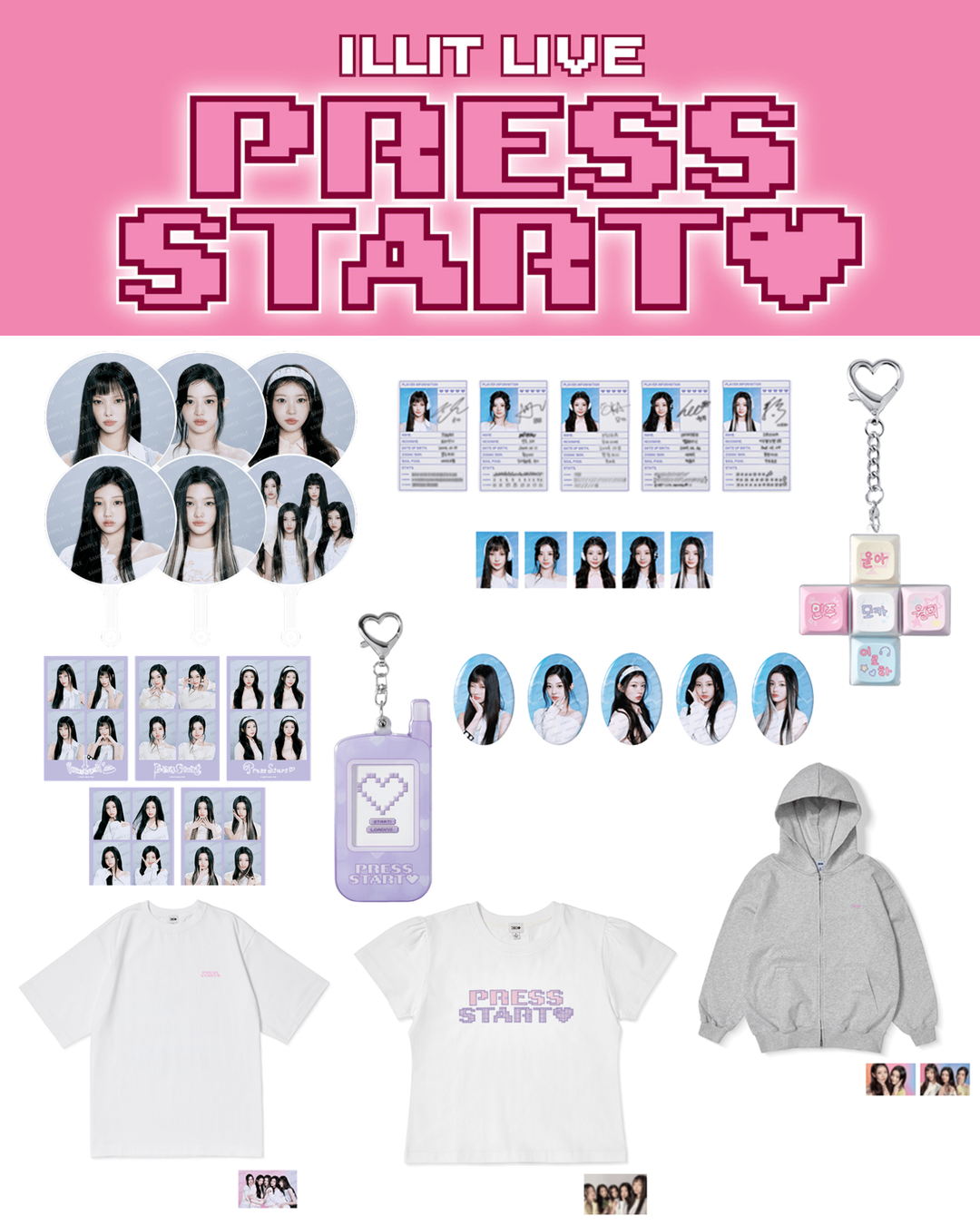 ILLIT LIVE ‘PRESS START♥︎’ Official Merch