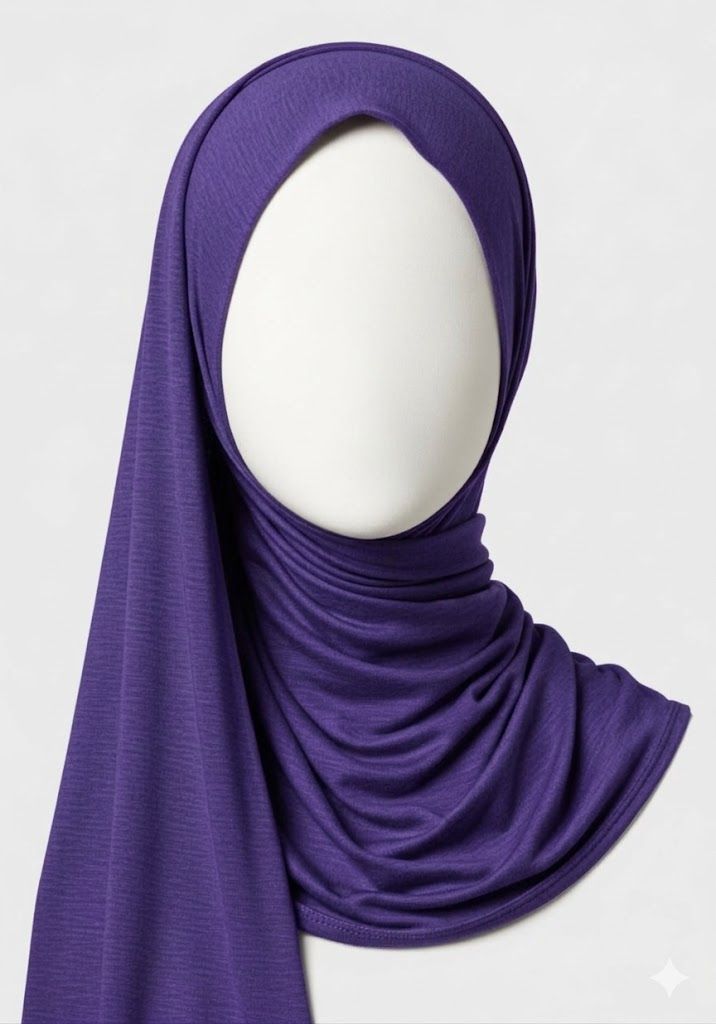 Purple - Jersey Scarf Hijab