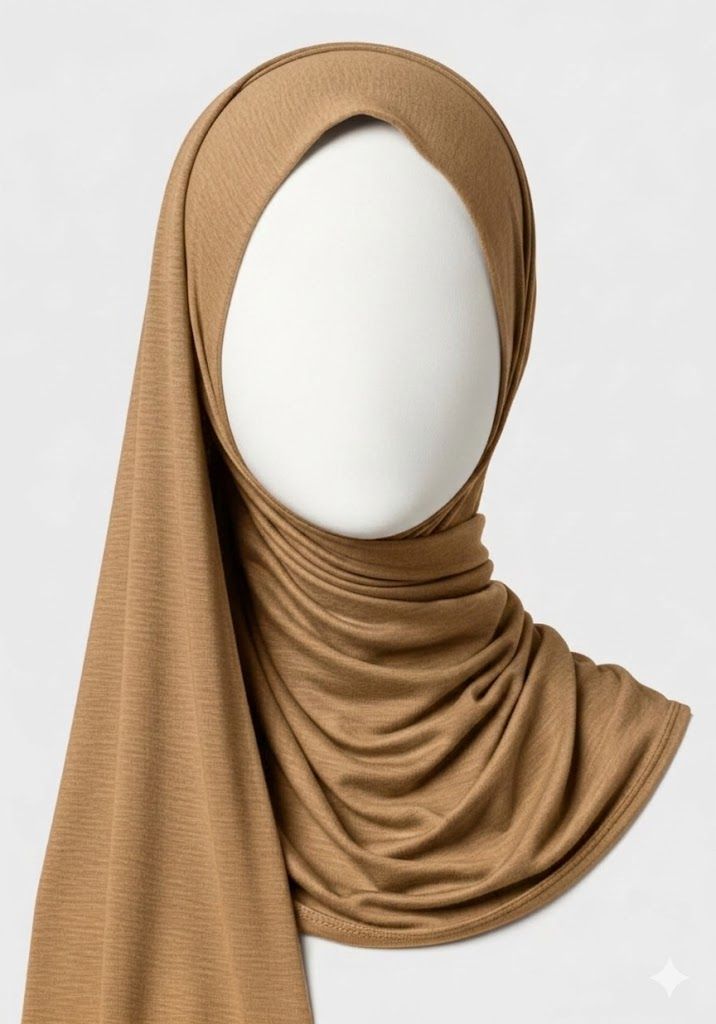 Tan - Jersey Scarf Hijab