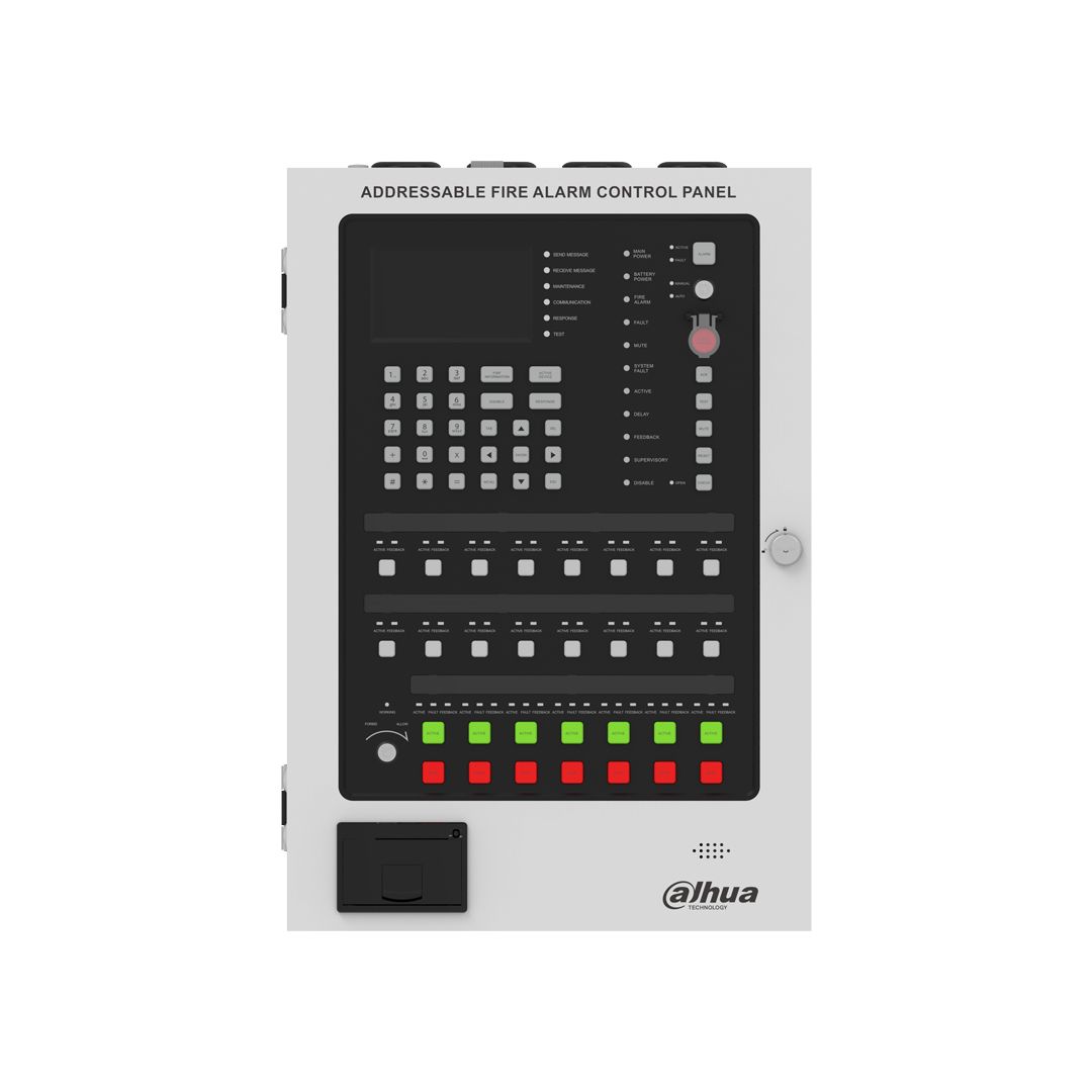 DHI-HY-1022 - Addressable Fire Alarm Control Panel With Printer - 1 Loop