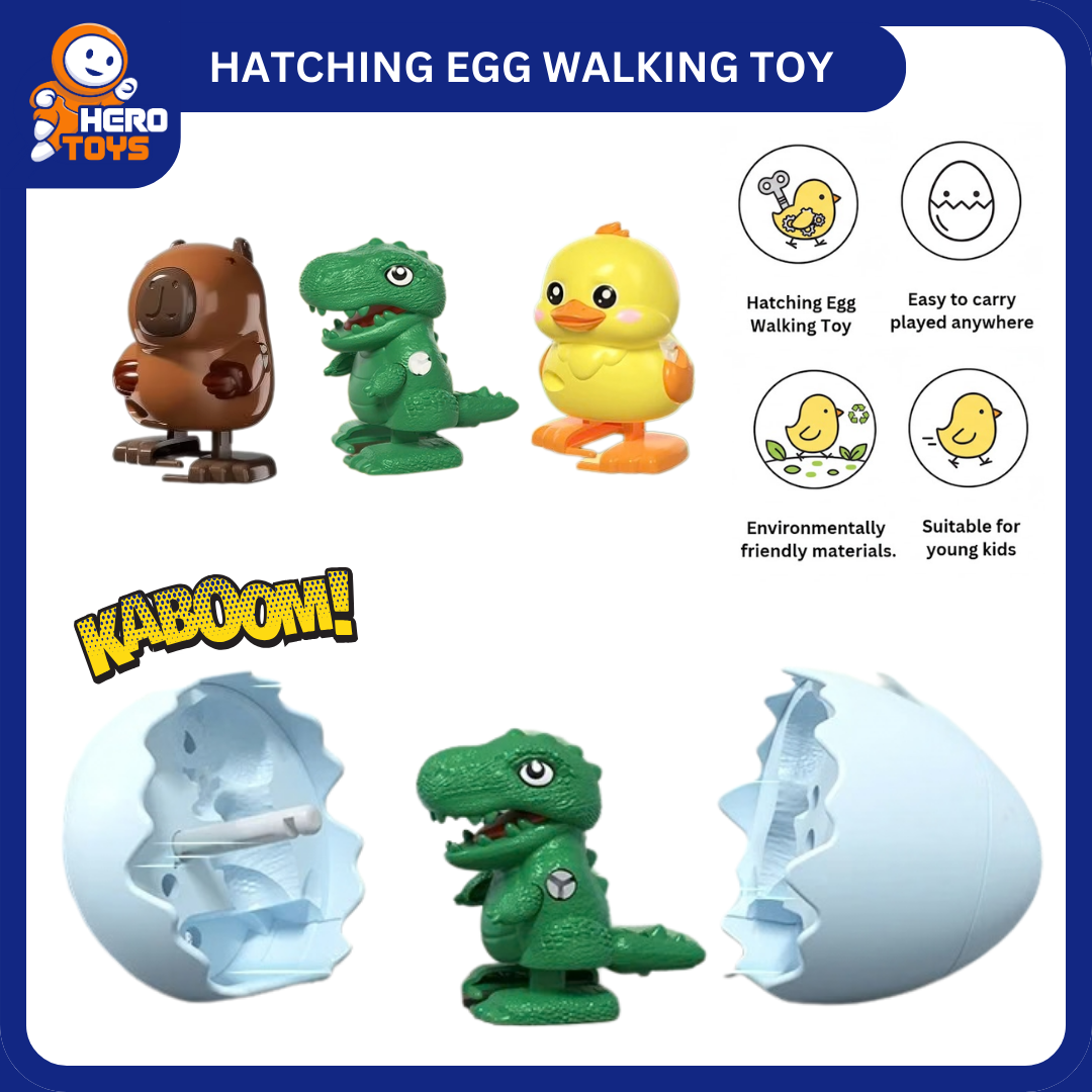 HATCHING EGG WALKING TOY