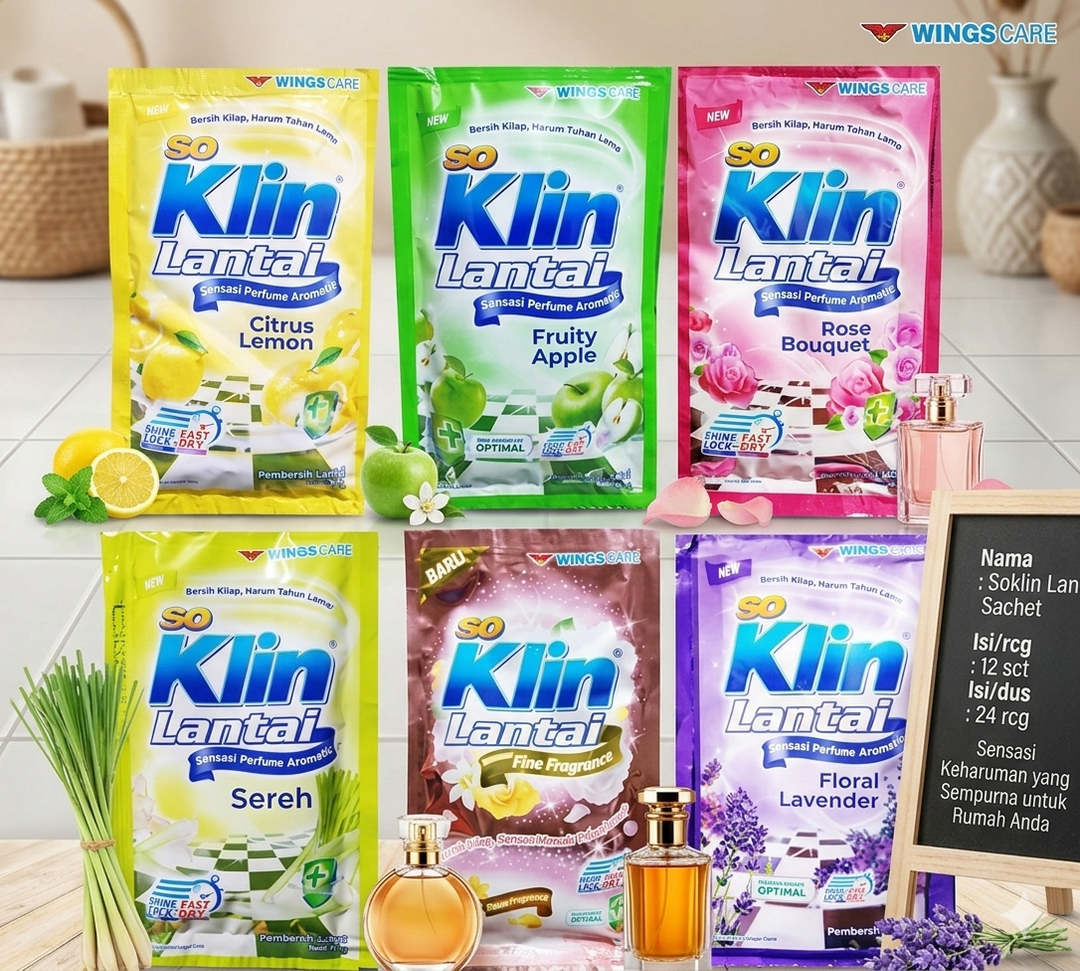 Soklin lantai sachet