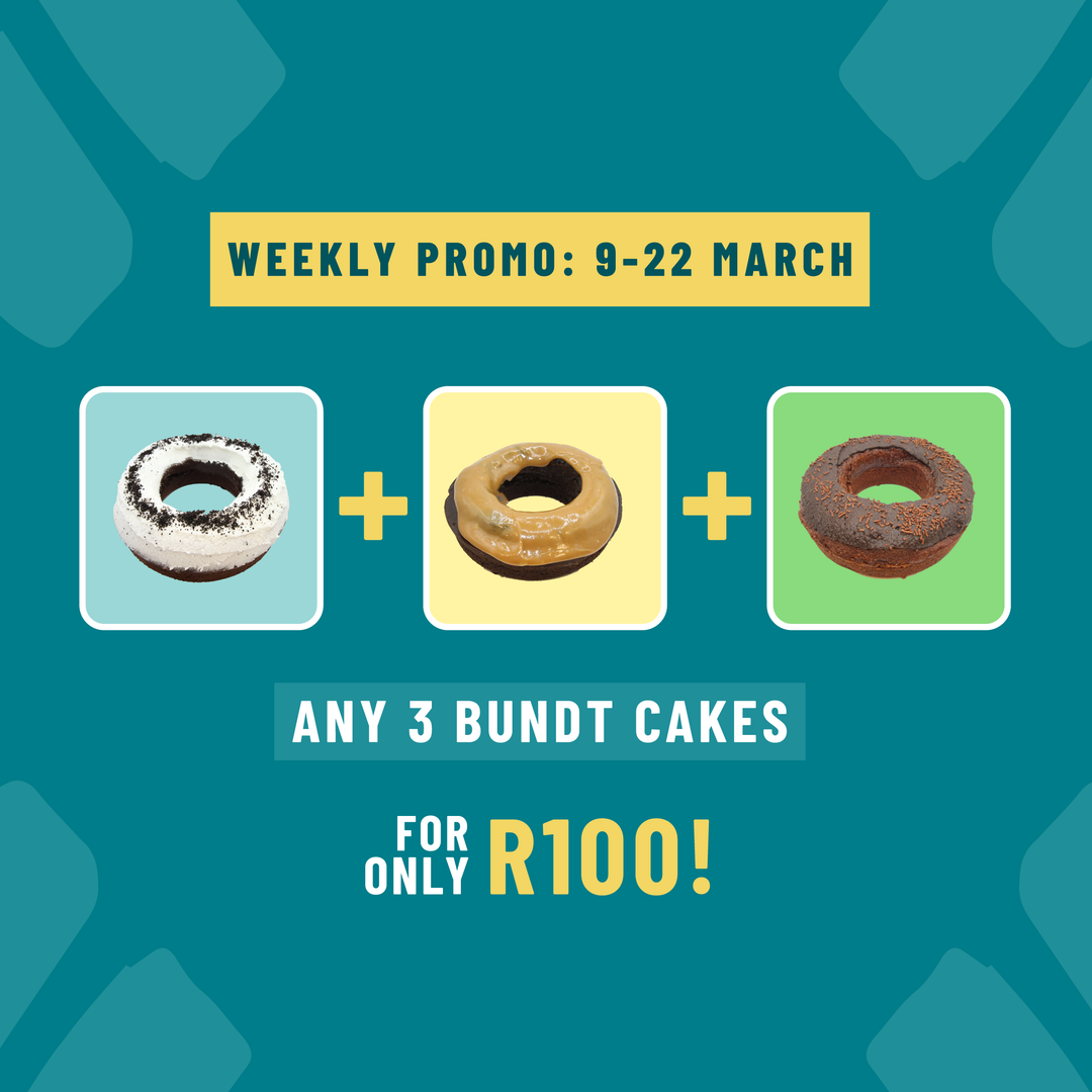 Weekly promo - Any 3 Bundt Cakes